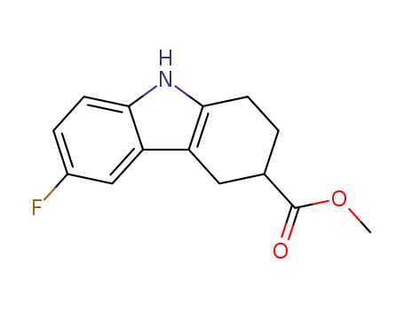methyl 6-fluoro-2,3,4,9-tetrahydro-1H-carbazole-3-carboxylate
