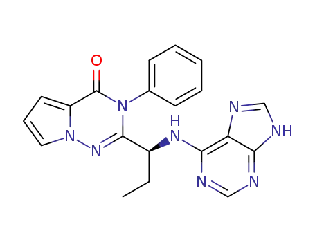 (S)-2-(1-(9H-purin-6-ylamino)propyl)-3-phenylpyrrolo[2,1-f][1,2,4]triazin-4(3H)-one