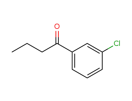 Molecular Structure of 21550-08-3 (m-Chlorobutyrophenone)