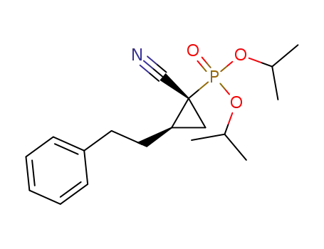 bis(1-methylethyl) [1-cyano-2-(2-phenylethyl)cyclopropyl]phosphonate