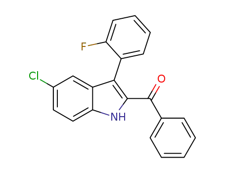[5-chloro-3-(2-fluorophenyl)-1H-2-indolyl](phenyl)methanone