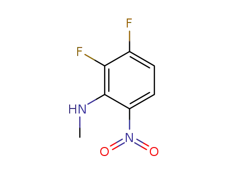 Molecular Structure of 170432-54-9 (2,3-Difluoro-N-methyl-6-nitroaniline)