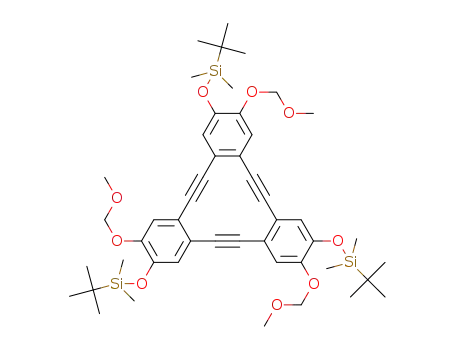 tris(tert-butyldimethylsilyloxy)tris(methoxymethoxy)dehydrobenzo[12]annulene
