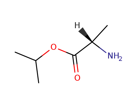 Molecular Structure of 39825-33-7 (L-Alanine isopropyl ester hydrochloride )