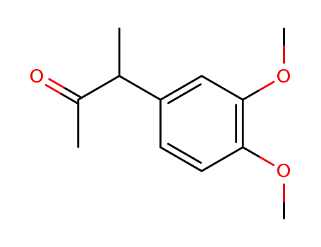 Molecular Structure of 4156-24-5 (2-Butanone, 3-(3,4-dimethoxyphenyl)-)