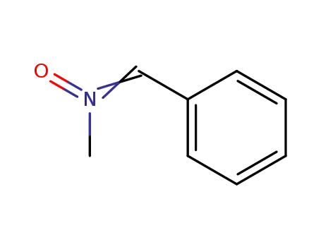 Molecular Structure of 3376-23-6 (N-Oxylato-N-benzylidenemethanaminium)