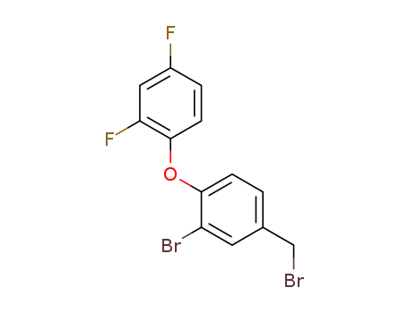 2-bromo-4-(bromomethyl)-1-(2,4-difluorophenoxy)benzene