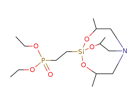 [2-(3,7,10-trimethyl-2,8,9-trioxa-5-aza-1-sila-bicyclo[3.3.3]undec-1-yl)-ethyl]-phosphonic acid diethyl ester