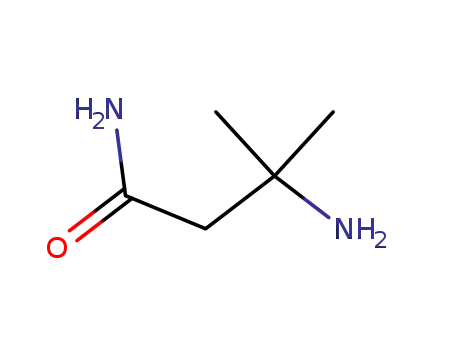 Molecular Structure of 173337-04-7 (Butanamide, 3-amino-3-methyl-)