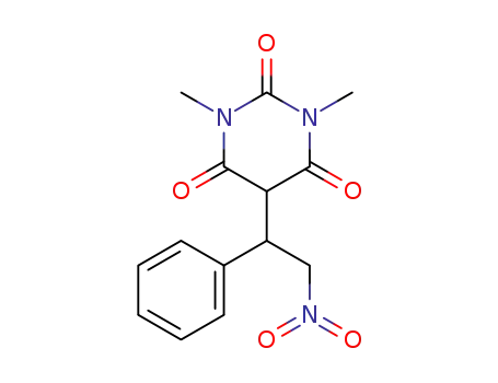 1,3-dimethyl-5-(2-nitro-1-phenylethyl)pyrimidine-2,4,6(1H,3H,5H)-trione