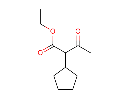 Molecular Structure of 1540-32-5 (ETHYL A-ACETYLCYCLOPENTANEACETATE)