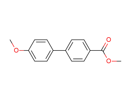 Molecular Structure of 729-17-9 (METHYL 4'-METHOXYBIPHENYL-4-CARBOXYLATE)