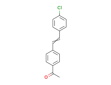 Molecular Structure of 62827-82-1 (1-{4-[2-(4-chlorophenyl)ethenyl]phenyl}ethanone)
