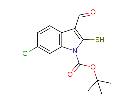 N-tert-butoxycarbonyl-6-chloro-2-mercapto-1H-indole-3-carbaldehyde