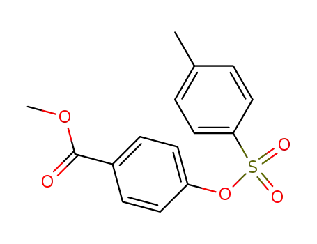 Molecular Structure of 51207-43-3 (methyl 4-{[(4-methylphenyl)sulfonyl]oxy}benzoate)