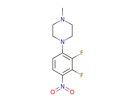 1-(2,3-difluoro-4-nitrophenyl)-4-methylpiperazine