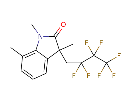3-(2,2,3,3,4,4,4-heptafluorobutyl)-1,3,7-trimethylindolin-2-one