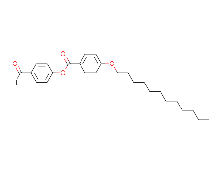 Molecular Structure of 56800-36-3 (Benzoic acid, 4-(dodecyloxy)-, 4-formylphenyl ester)