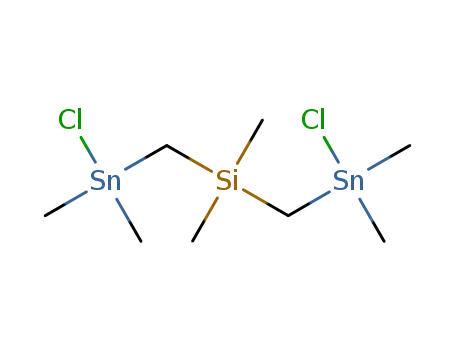 bis(chlorodimethylstannylmethyl)dimethylsilane