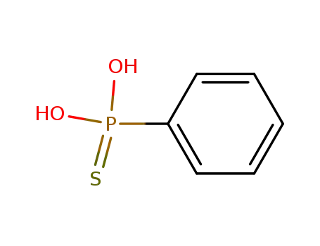 Molecular Structure of 25331-57-1 (Phosphonothioic acid,phenyl- (8CI,9CI))