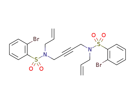 N,N'-(but-2-yn-1,4-diyl)-bis-(N-allyl-2-bromobenzenesulfonamide)