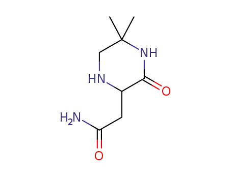 2-(5,5-dimethyl-3-oxo-piperazin-2-yl)acetamide