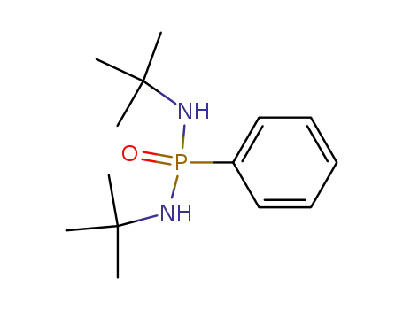 Molecular Structure of 15916-99-1 (Phosphonic diamide, N,N'-bis(1,1-dimethylethyl)-P-phenyl-)