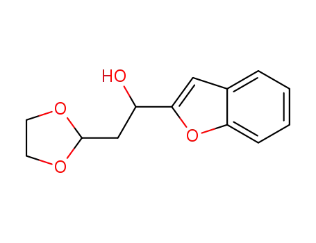1-(benzofuran-2-yl)-2-(1,3-dioxolan-2-yl)ethanol