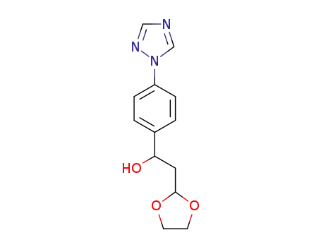 1-(4-(1H-1,2,4-triazol-1-yl)phenyl)-2-(1,3-dioxolan-2-yl)ethanol