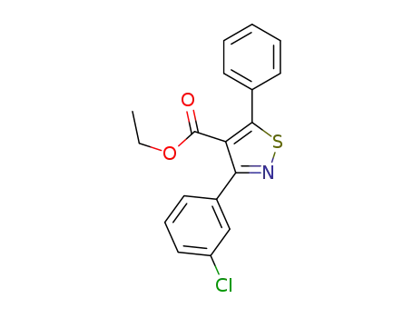 ethyl 3-(3-chlorophenyl)-5-phenylisothiazole-4-carboxylate