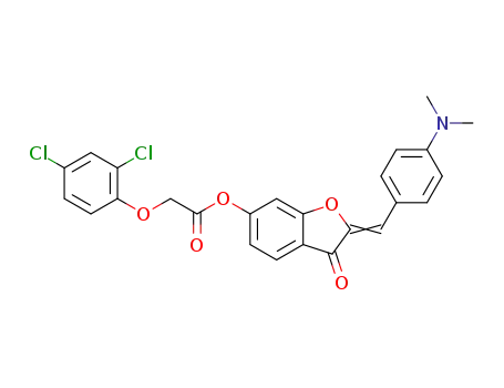 6-(2,4-dichlorophenoxyacetoxy)-4'-dimethylaminoaurone