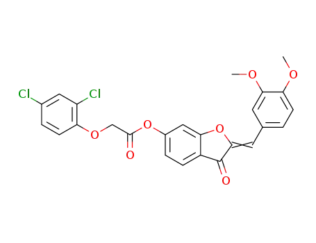 6-(2,4-dichlorophenoxyacetoxy)-3',4'-dimethoxyaurone