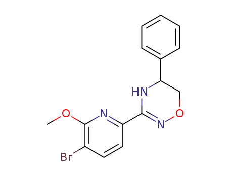 3-(5-bromo-6-methoxypyridin-2-yl)-5-phenyl-5,6-dihydro-4H-1,2,4-oxadiazine