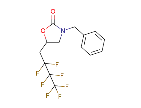 3-benzyl-5-(2,2,3,3,4,4,4-heptafluorobutyl)oxazolidin-2-one
