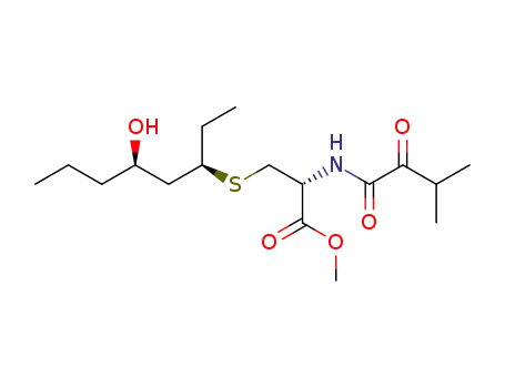 methyl S-((3R,5R)-5-hydroxyoctan-3-yl)-N-(3-methyl-2-oxobutanoyl)-L-cysteinate