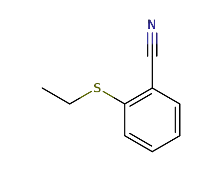 Molecular Structure of 64633-76-7 (Benzonitrile, 2-(ethylthio)-)
