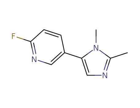 5-(1,2-dimethyl-1H-imidazol-5-yl)-2-fluoropyridine