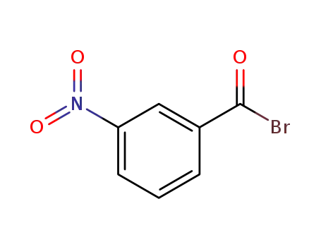 Molecular Structure of 13277-62-8 (3-Nitrobenzoyl bromide)
