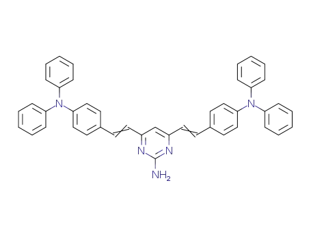 2-amino-4,6-bis-[(4-N,N′-diphenylamino)styryl]pyrimidine