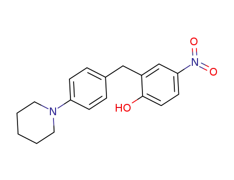 4-nitro-2-(4-(piperidin-1-yl)benzyl)phenol