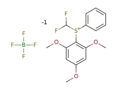 S-difluoromethyl-S-phenyl-2,4,6-trimethoxyphenylsulfonium tetrafluoroborate