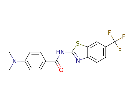 4-(dimethylamino)-N-(6-(trifluoromethyl)benzo[d]thiazol-2-yl)benzamide
