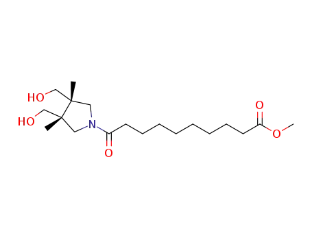 racemic (cis) methyl 10-(3,4-bis(hydroxymethyl)-3,4-dimethylpyrrolidin-1-yl)-10-oxodecanoate