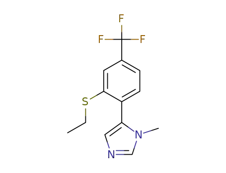 5-(2-(ethylthio)-4-(trifluoromethyl)phenyl)-1-methyl-1H-imidazole