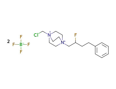 C17H26ClFN2(2+)*2BF4(1-)