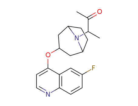 3-(3-((6-fluoroquinolin-4-yl)oxy)-8-azabicyclo[3.2.1]octane-8-yl)butan-2-one