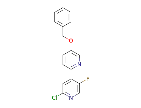5-(benzyloxy)-2′-chloro-5′-fluoro-2,4′-bipyridine