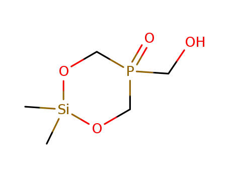 1,1-dimethyl-1-sila-2,6-dioxa-4-oxy-4-phospha-4-hydroxymethylcyclohexane