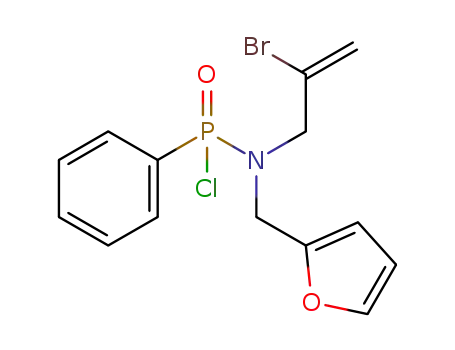 N-(2-bromoallyl)-N-(furan-2-ylmethyl)-P-phenyl phosphonamidic chloride