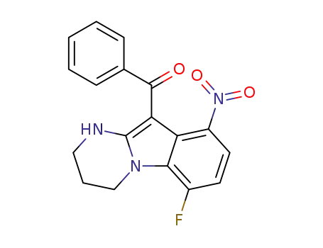 10-benzoyl-6-fluoro-9-nitro-1,2,3,4-tetrahydropyrimido[1,2-a]indole